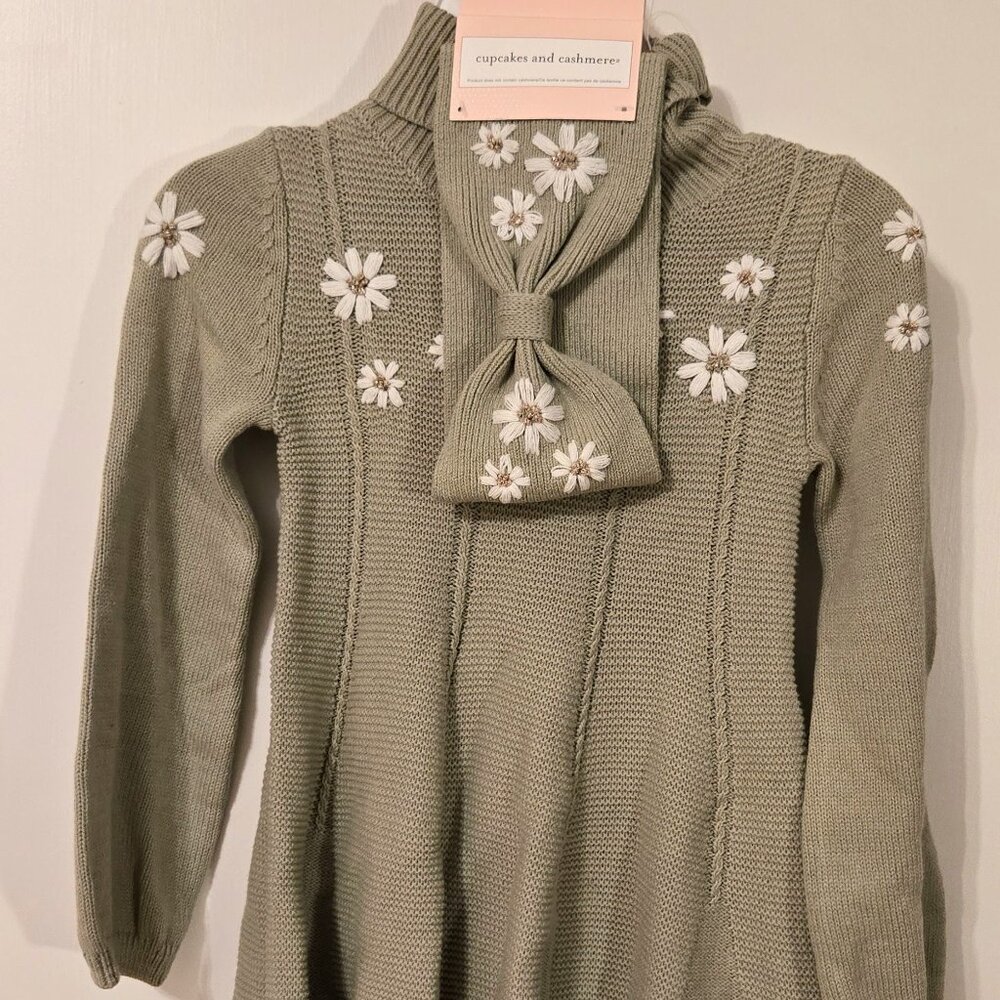 Cupcakes and Cashmere knitted 3pc set dress, headband and thighs size 5/6